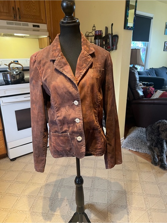 Old Navy Jackets & Blazers - Old Navy brown subtle tie dyed corduroy jacket